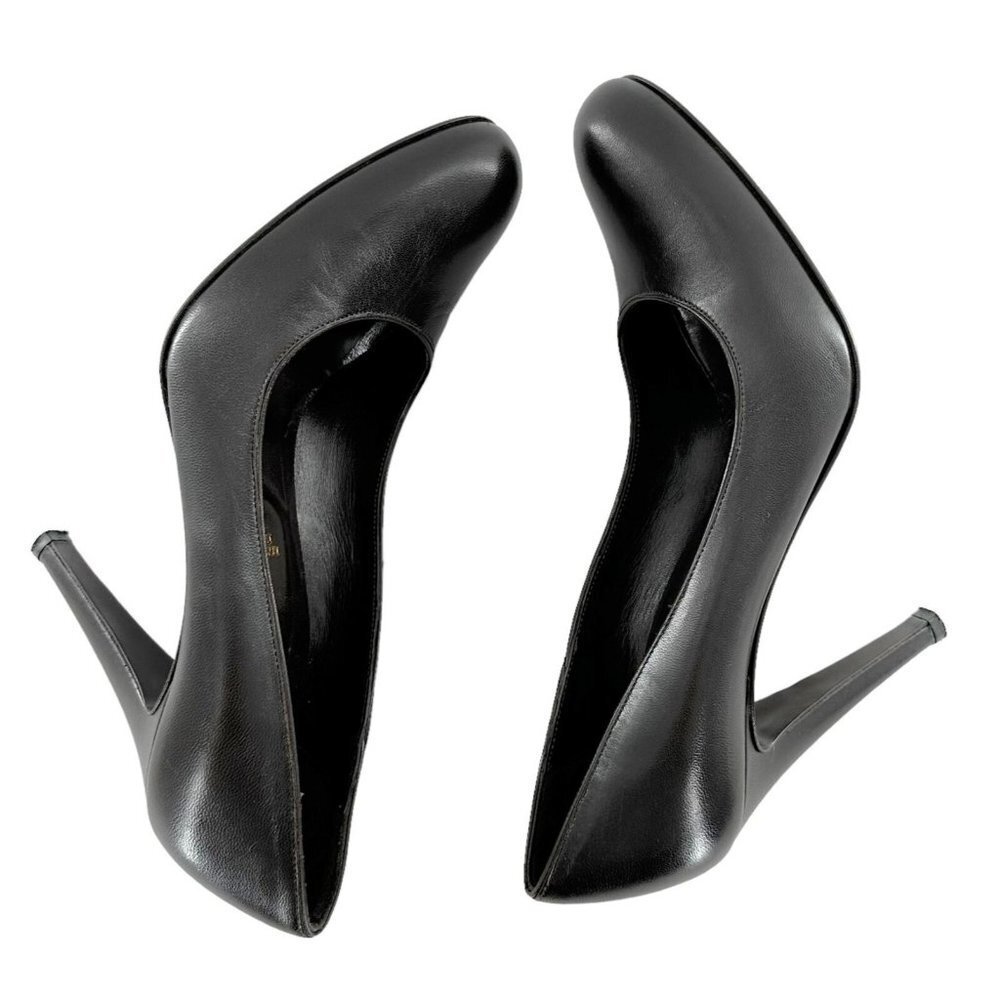 Bally Black Leather Classic High Heel Pump - Picture 5 of 9